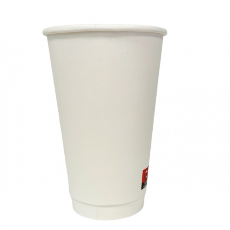 16oz White Matt DW PE Cup - EU (20 x 25's)