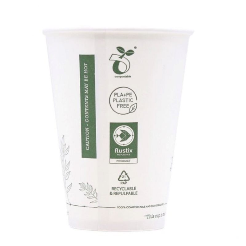 7oz White Greenspirit Aqueous SW Paper Vending Cup (20x50)