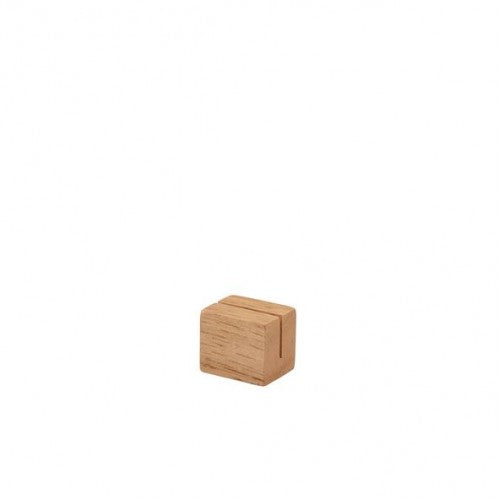 GenWare Hevea Wood Sign Holder 3 x 2.5 x 2.5cm