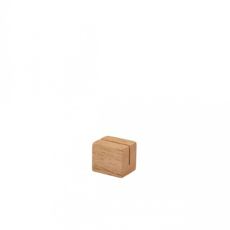 GenWare Hevea Wood Sign Holder 3 x 2.5 x 2.5cm