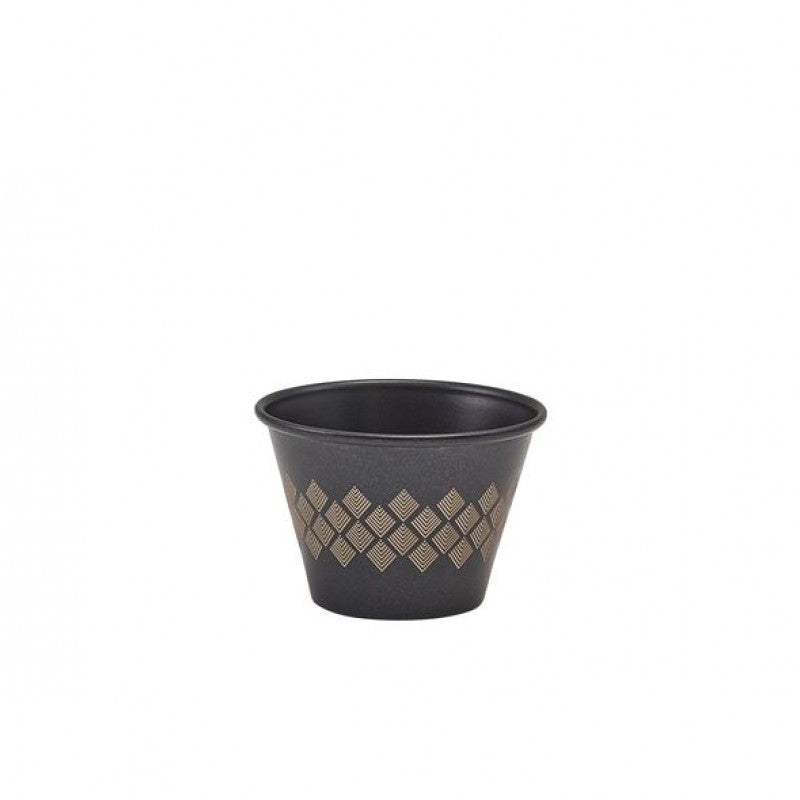 GenWare Metallic Black Diamond Ramekin 71ml/ 2.5oz