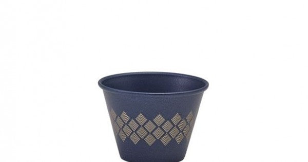 GenWare Metallic Blue Diamond Ramekin 71ml/ 2.5oz
