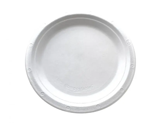 9" White Greenspirit Paper Plates (1x100)