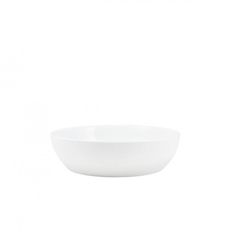 GenWare Porcelain Flat Curved Bowl 20.5cm/ 8"