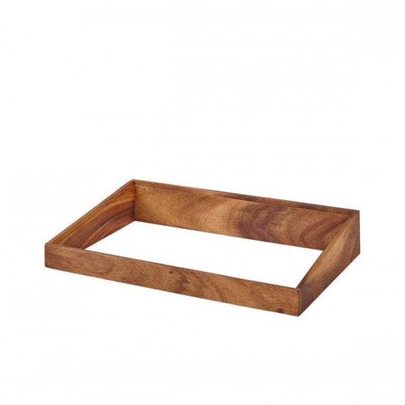 GenWare Acacia Wood Slanted Stand GN 1/1