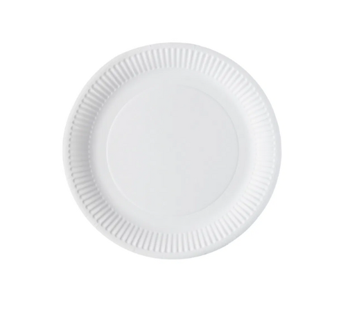 9 inch White Greenspirit Paper Plates (10x100)