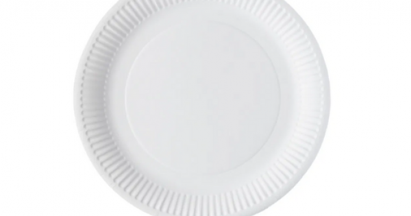 9 inch White Greenspirit Paper Plates (10x100)