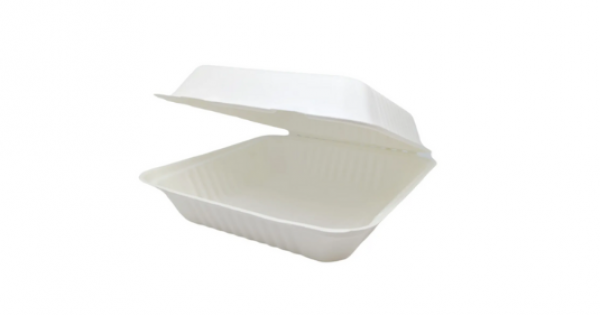 9x9" Bagasse Meal Box (2x100)