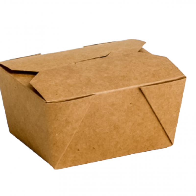 No.1 Kraft Biobox Containers (26oz) (9x50s)
