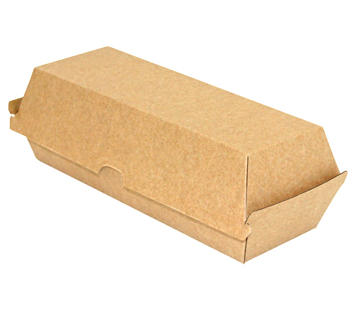 #13 Corrugated ClamShell Hot Dog 209x70x380mm (4x50)