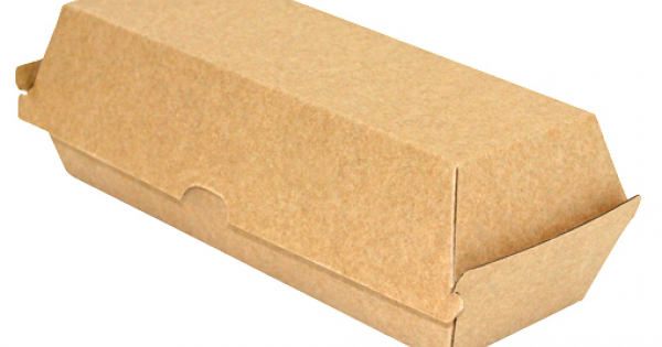 #13 Corrugated ClamShell Hot Dog 209x70x380mm (4x50)