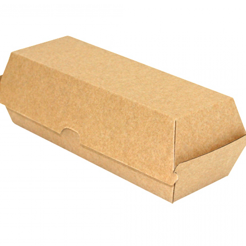 #13 Corrugated ClamShell Hot Dog 209x70x380mm (4x50)