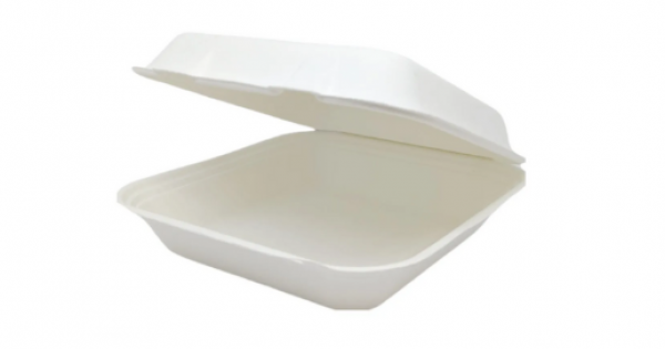 8x8" - Bagasse Meal Box - HP4 (5 x 50's)
