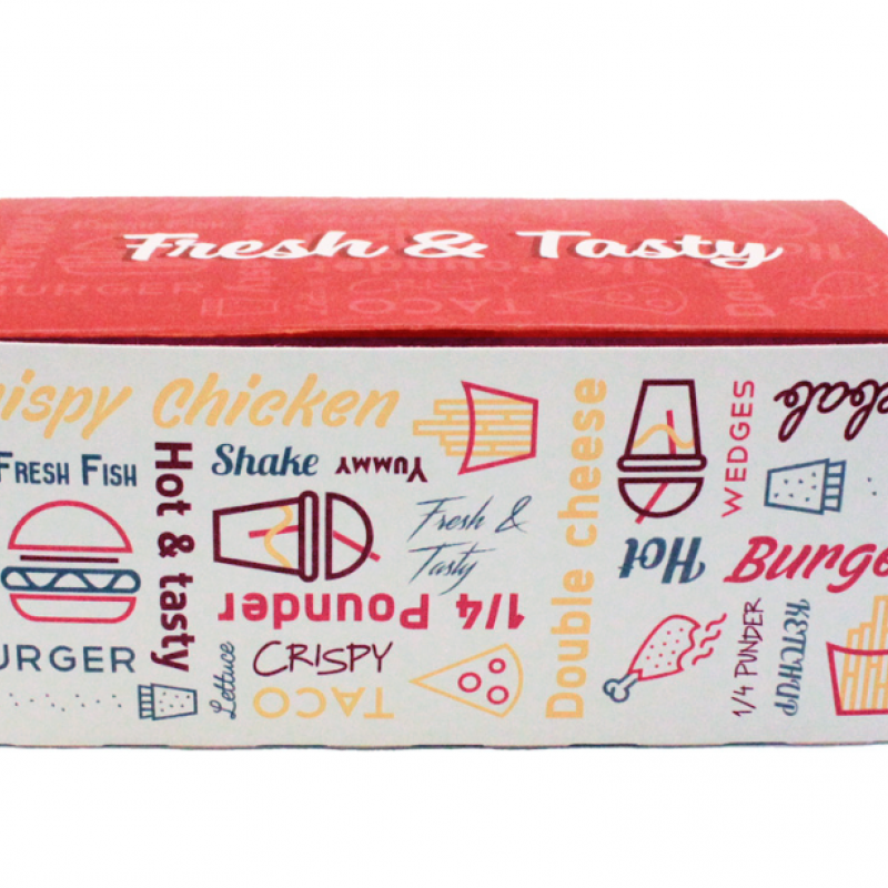 Medium Fresh & Tasty Snack Box - 166x90x65mm (400's)