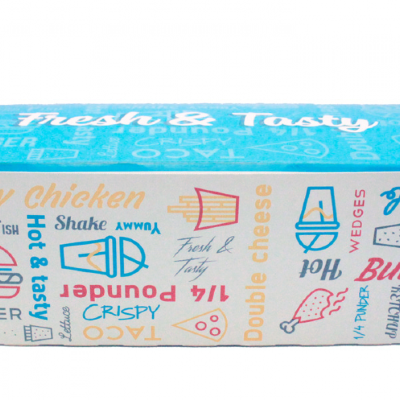 XL Fresh & Tasty Snack Box - 218x116x73mm (200)