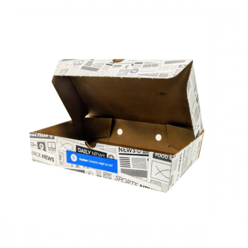 Small Corrugated Fish & Chip Box (100)