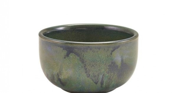 Terra Porcelain Aqua Green Round Bowl 12.5cm