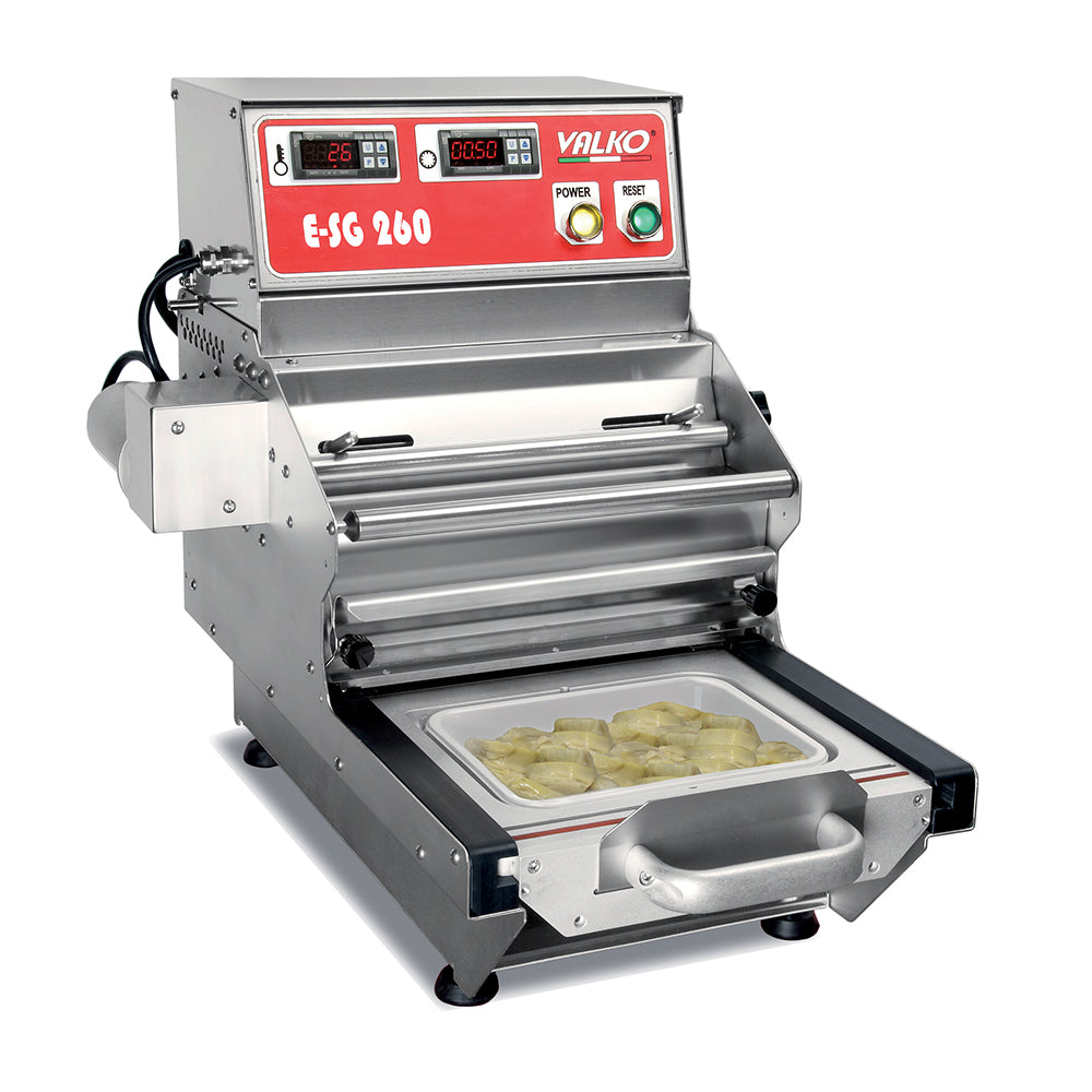 Semiautomatic Electrical Tray Sealer E-SG 260 (E-SG260 WITH DIE CUT MOULD)