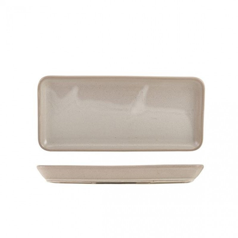 Antigo Porcelain Cinza Narrow Rectangular Platter 27 x 12.5c