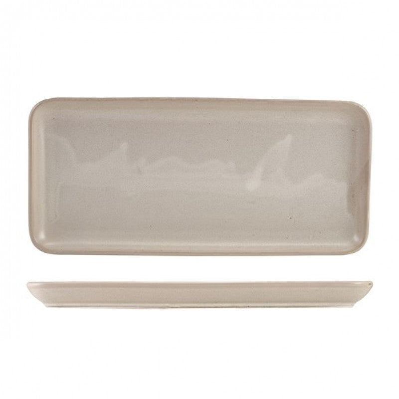 Antigo Porcelain Cinza Narrow Rectangular Platter 36 x 16.5c