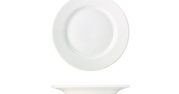 Genware Porcelain Classic Winged Plate 17cm/ 6.5"