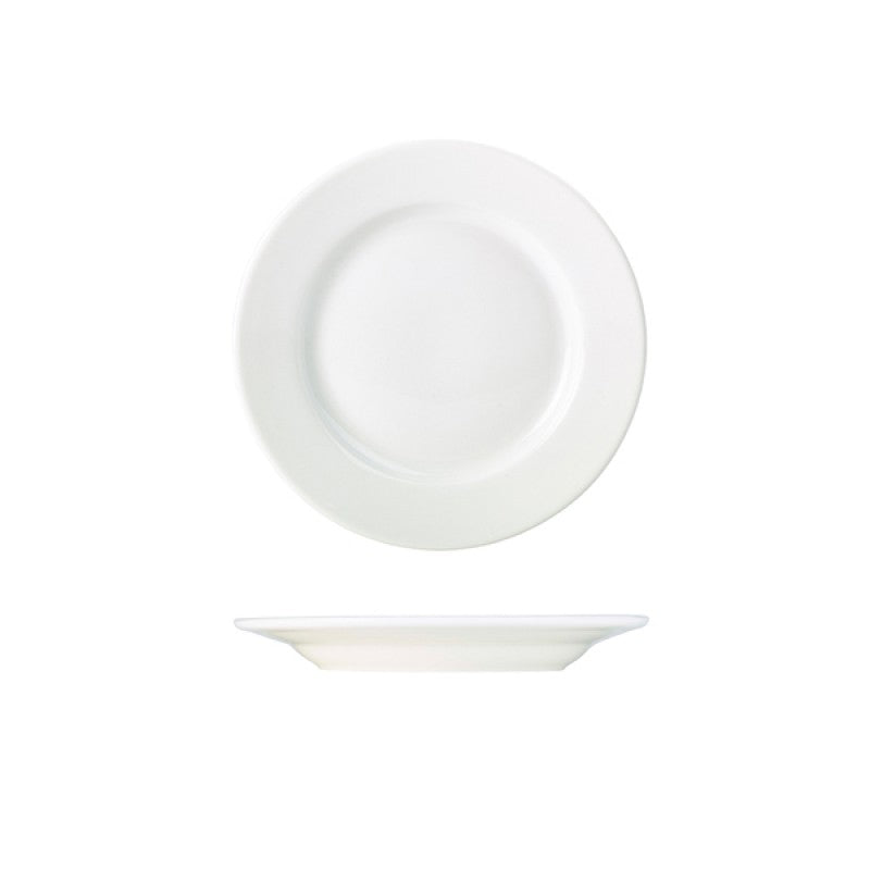 Genware Porcelain Classic Winged Plate 19cm/ 7.5"