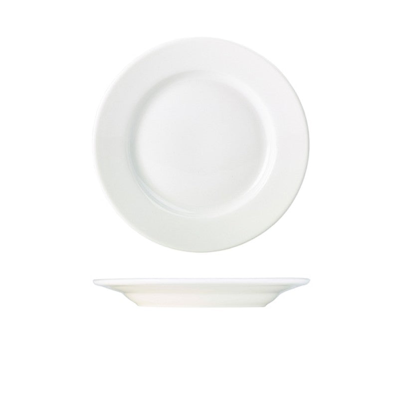 Genware Porcelain Classic Winged Plate 23cm/ 9"
