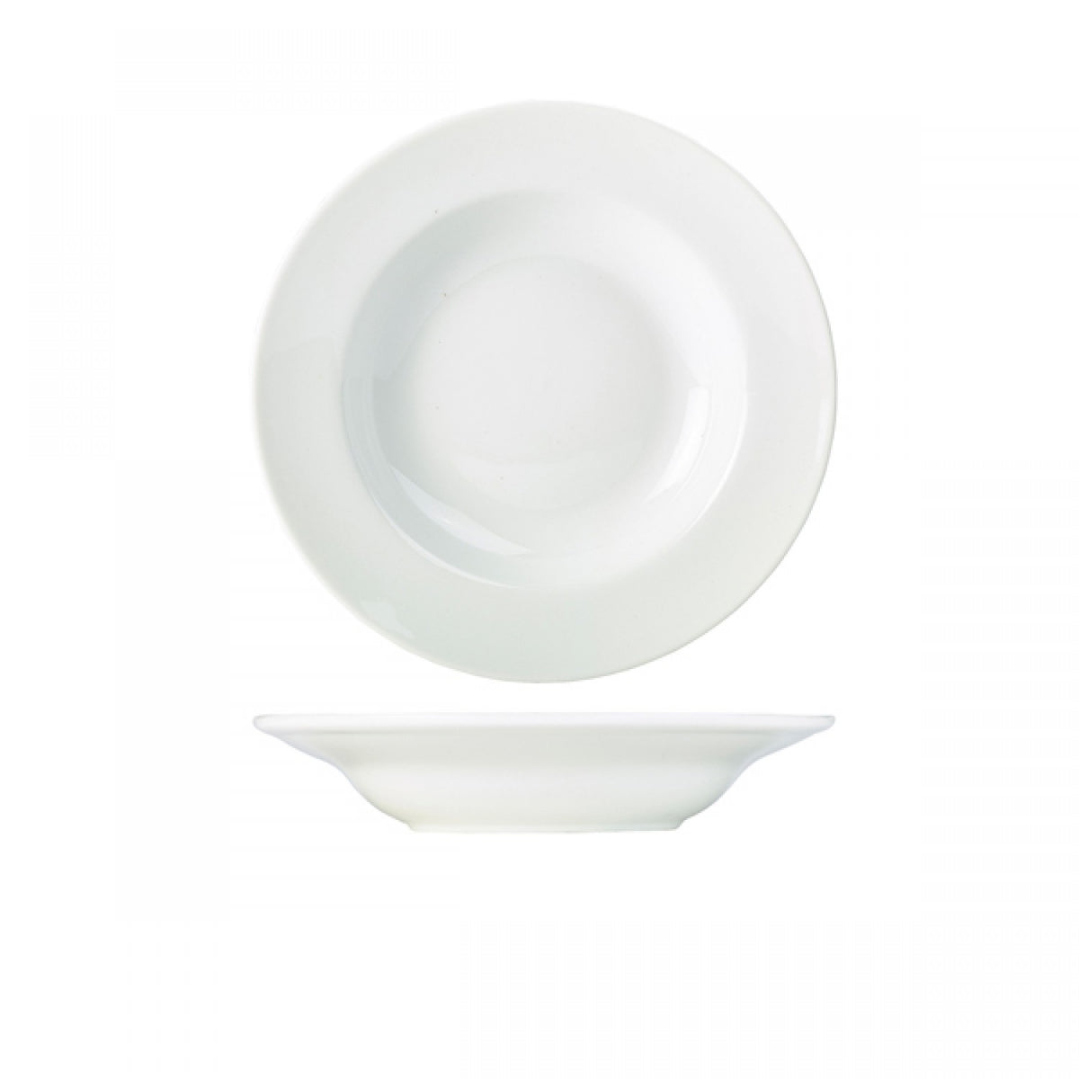 Genware Porcelain Soup Plate/ Pasta Dish 23cm/ 9"