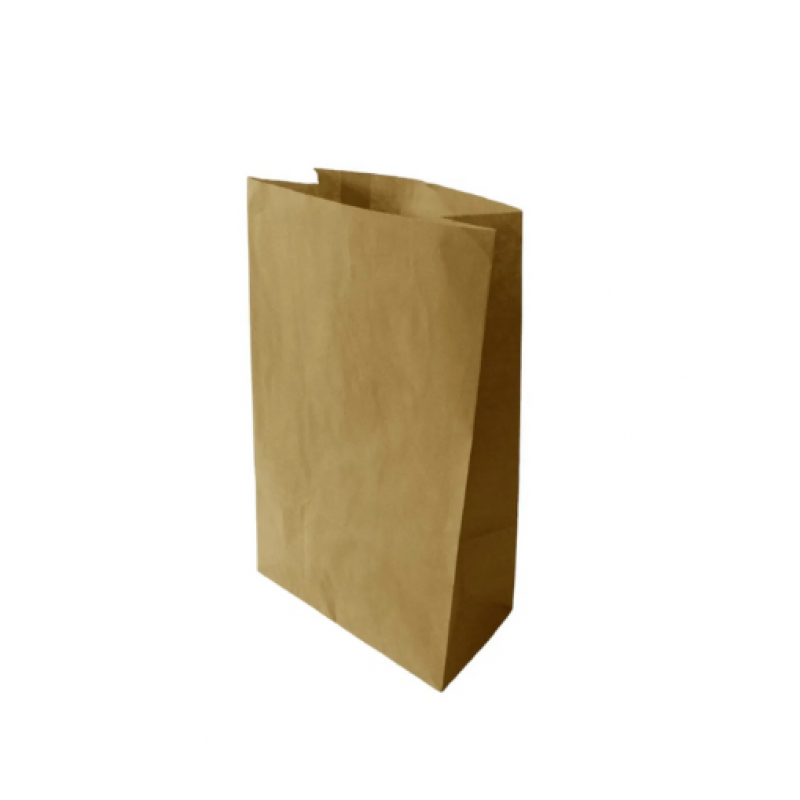 SOS Kraft Takeaway Bags - 26x12x30cm - (10x15x12) (250)