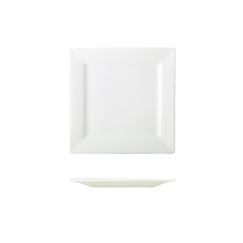 Genware Porcelain Square Plate 16cm/ 6.25"