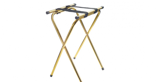 GenWare Gold Metal Tray Stand