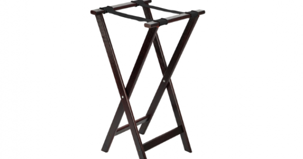 Mahogany Tray Stand 33"/ 840mm High 16.5"/ 420mm Wide