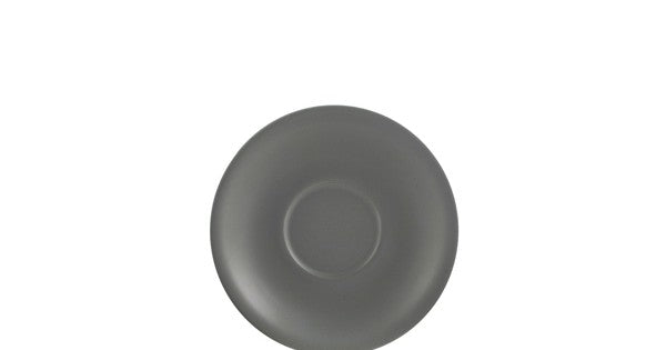 Genware Porcelain Matt Grey Saucer 12cm/ 4.75"