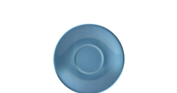 Genware Porcelain Blue Saucer 13.5cm/ 5.25"