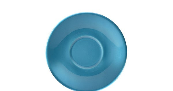 Genware Porcelain Blue Saucer 16cm/ 6.25"