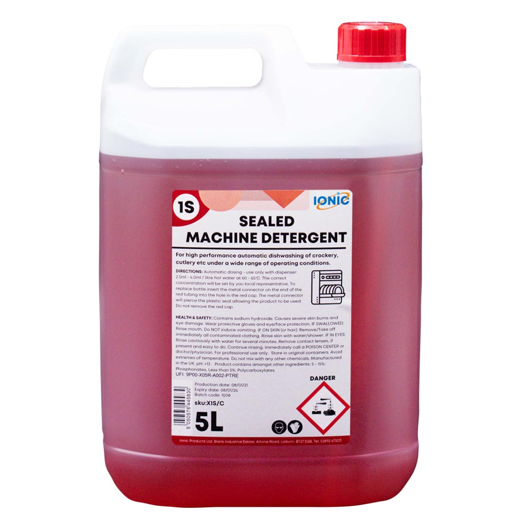 1S Sealed Machine Detergent (2x5L)