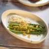 Kozo Porcelain Shiro Oval Plate 23cm