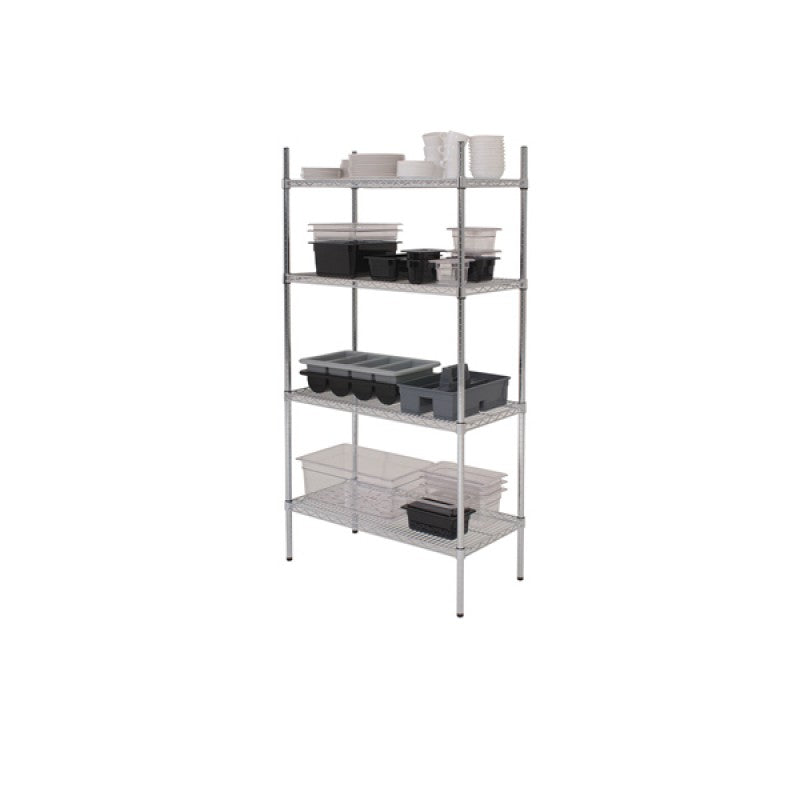 GenWare 4 Tier Wire Racking 91 x 45 x 183cm