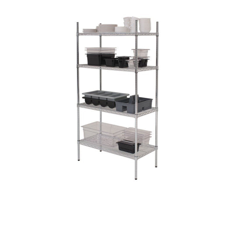 GenWare 4 Tier Wire Racking 152 x 45 x 183cm