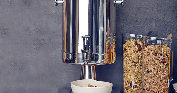 Genware Milk Dispenser With Ice Chamber