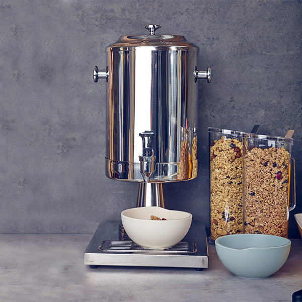 Genware Milk Dispenser With Ice Chamber