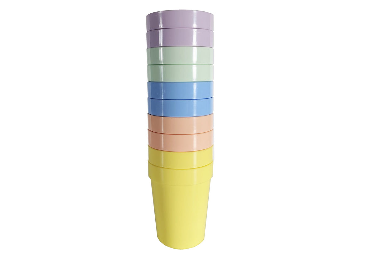 Pastel Tumblers 220ml (Pack of 10)