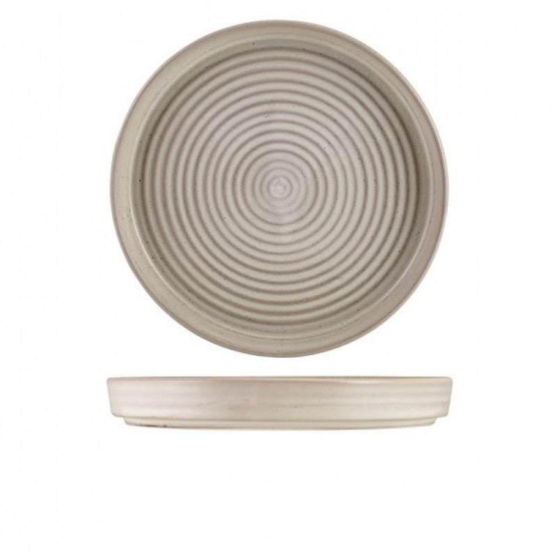 Antigo Porcelain Cinza Presentation Plate 26cm