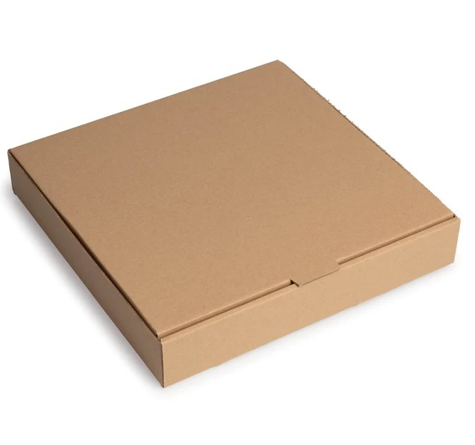 9" Kraft Corrugated Pizza box (100)