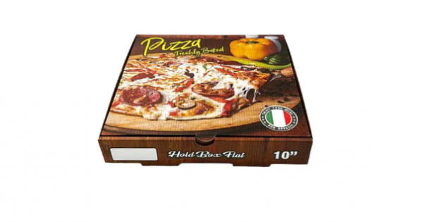 10 inch Freshly Baked Corrugated Pizza Box (100)