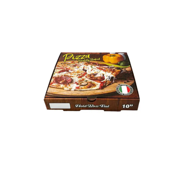 10 inch Freshly Baked Corrugated Pizza Box (100)