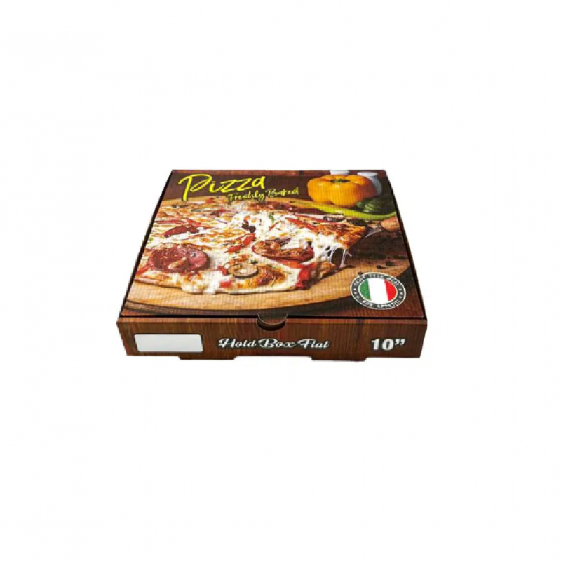 10 inch Freshly Baked Corrugated Pizza Box (100)