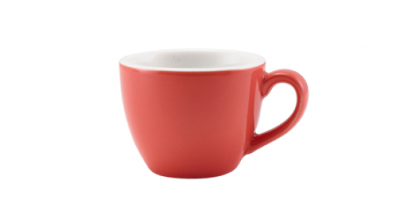 GenWare Porcelain Coral Bowl Shaped Cup 9cl/ 3oz