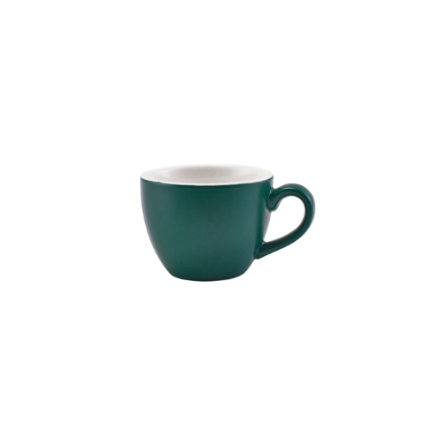 GenWare Porcelain Matt Teal Bowl Shaped Cup 9cl/ 3oz