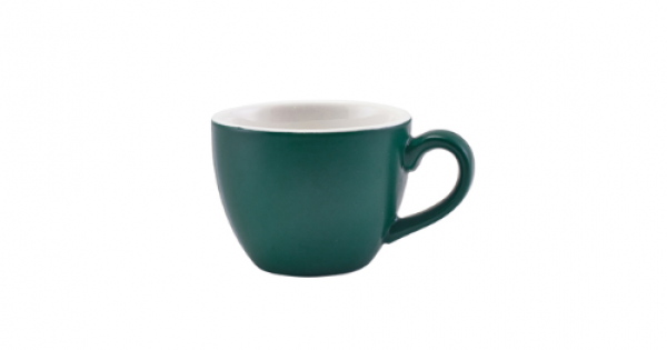 GenWare Porcelain Matt Teal Bowl Shaped Cup 9cl/ 3oz